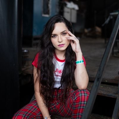 Crew Neck Tee & Plaid Trousers