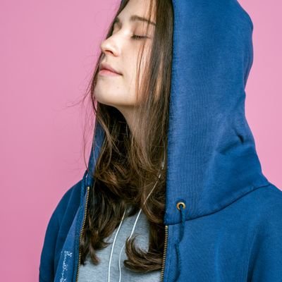 Blue Oversized Hoodie