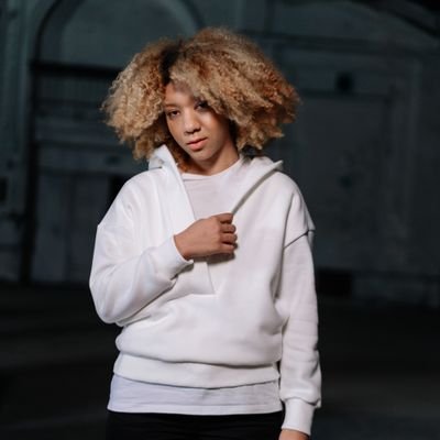 White Casual Hoodie