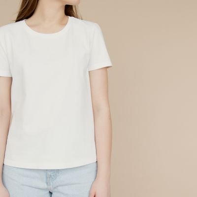 White Crew Neck T-Shirt